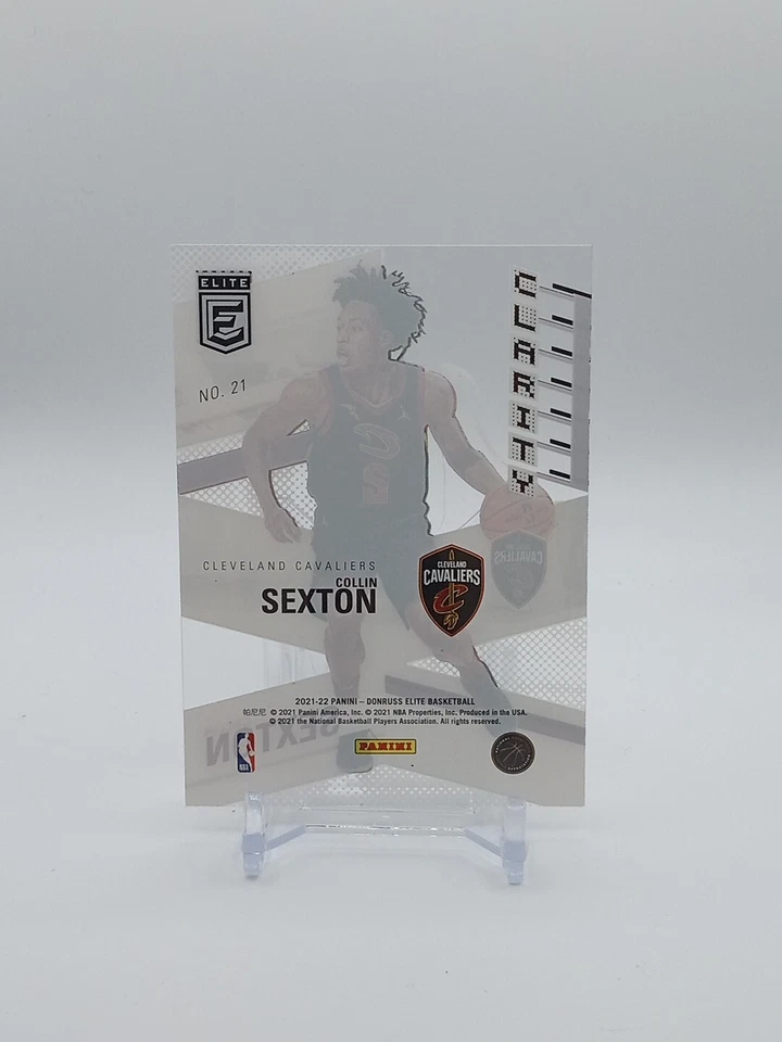 2021-22 Panini Donruss Elite Clarity Collin Sexton #21 - Image 2 of 2