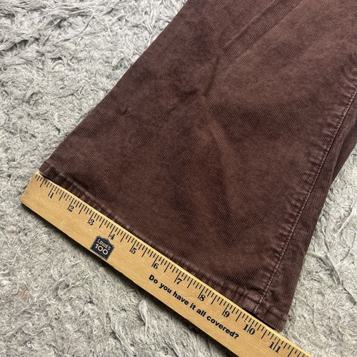 American Eagle Womens Curvy Super Hi Rise Flare Pants 4 Corduroy stretch 26x30 - Picture 7 of 10