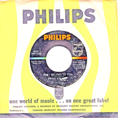 BRIAN HYLAND: NOW I BELONG TO YOU / One Step Forward, Two Steps Back,  45 -2642
