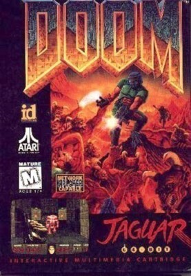 Atari Jaguar - Doom mit OVP OVP beschädigt
