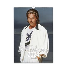 80s Don Johnson Full Photo 2027/28 personalised Calendar Choose Start