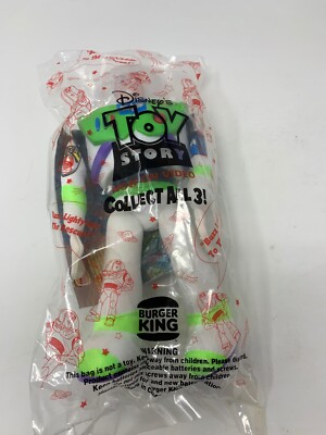 Vintage SEALED Burger King Buzz Lightyear - 10 Inch Doll, Toy Story Movie 1995