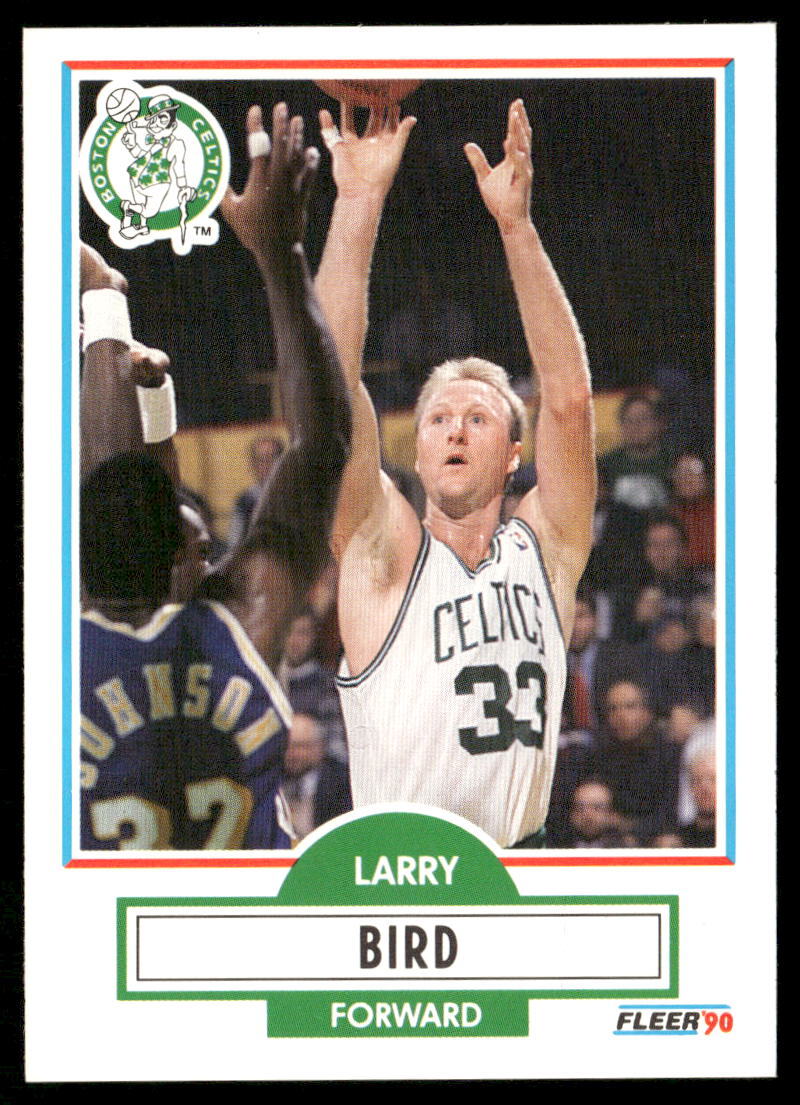 Larry Bird 1990-91 Fleer #8 - Boston Celtics