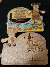 Disney Pin 63819 DLR - Candy Corn Acres - Scarecrow Mickey Mouse