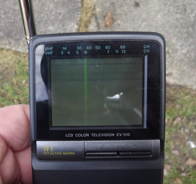 Casio EV-510B portable mini LCD TV Television | eBay