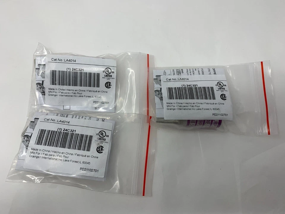 Grainger Huya 24C321 1-Hole Compression Copper Lug 4/0 AWG 1/4" Stud Lot of 3 - Image 2 of 3