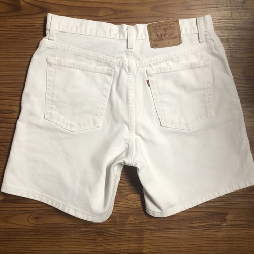 VINTAGE LEVIS 550 RELAXED FIT USA WHITE 