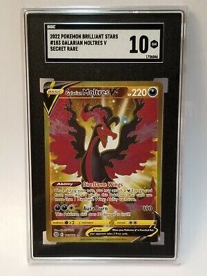 Galarian Moltres V Secret Rare - 183/172 - Brilliant Stars – Card Cavern  Trading Cards, LLC