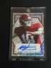 Mac Jones Rookie Auto Crimson Tide New England Patriots 2021 Leaf Flash Sparkle
