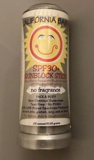 California Baby Sensitive SPF 30 Sunblock Sunscreen Stick No Fragrance Sensitive