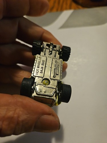 Hot Wheels Baja Bug White Letter Blackwall Mag Wheels Malaysia Yellow 1983 - Picture 9 of 10