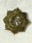 WW2 Royal Canadian Army Service Corps RCASC Cap Badge Vintage Military Canada