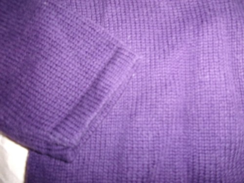 MAGLIONE LANDS END HOLIDAY TAGLIA 10 12 TOP MEDIO FIOCCO DI NEVE VIOLA INVERNO NEVE - Foto 4 di 4