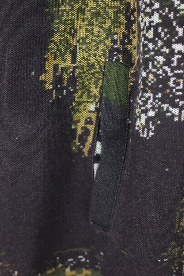 Parsley & Sage M Colorful A-Line Turtle Neck Blouse Cotton Stretch Blend Foto 4 de 4