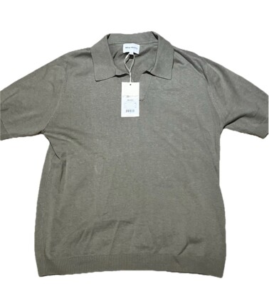 NORSE PROJECTS Leif Cotton Linen Polo Size Men s Medium