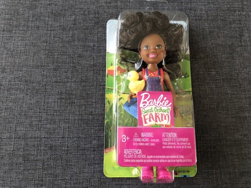 barbie sweet orchard farm chelsea friend doll with yellow chick