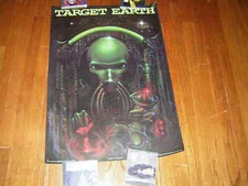 TARGET EARTH POSTER VINTAGE 1996 LICENSED BY POSTERSERVICE  SEGA GENESIS MOVIE