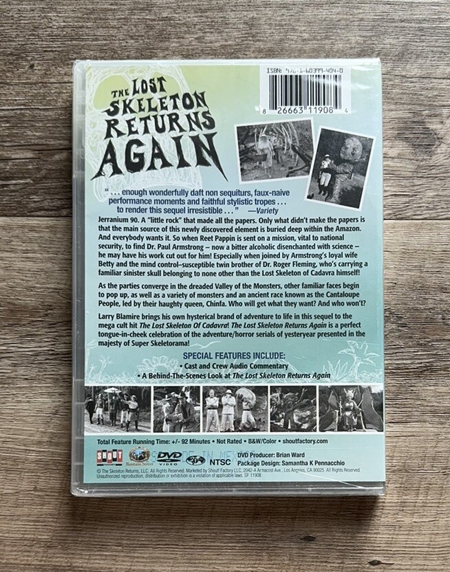 ザ・ナイトメア・リターンズ [DVD] The Lost Skeleton Returns Again DVD Shout Factory Larry
