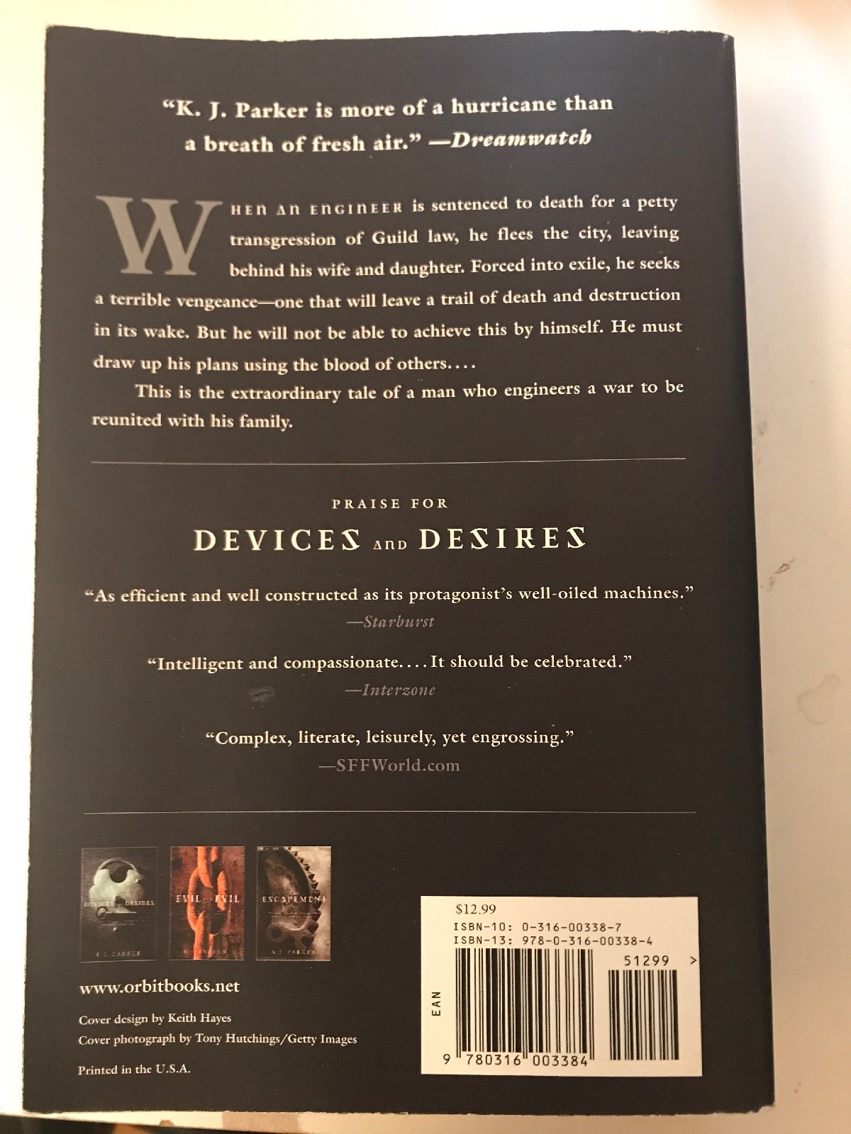 Engineer Trilogy Devices and Desires 1 by K. J. Parker (2007