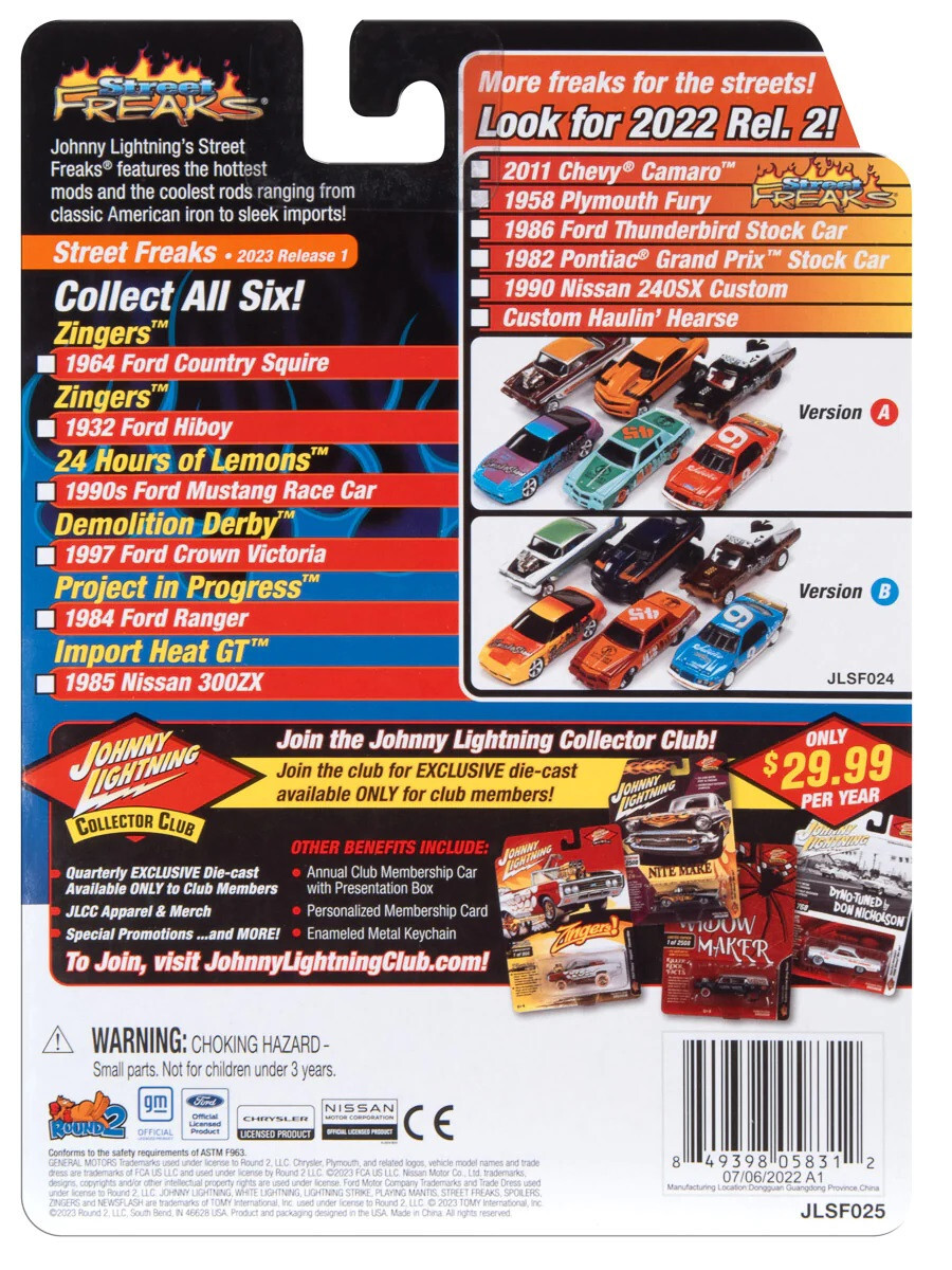 Johnny Lightning Street Freaks Demolition Derby '97 Ford Crown