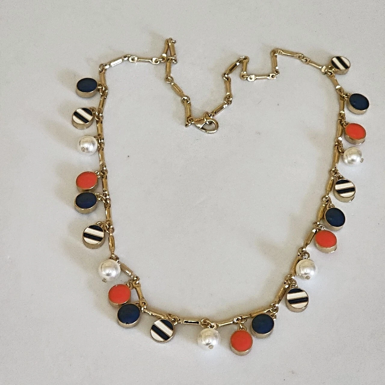 Collana Smalto Placcato oro Kate Spade Spot The Shore $128 al dettaglio