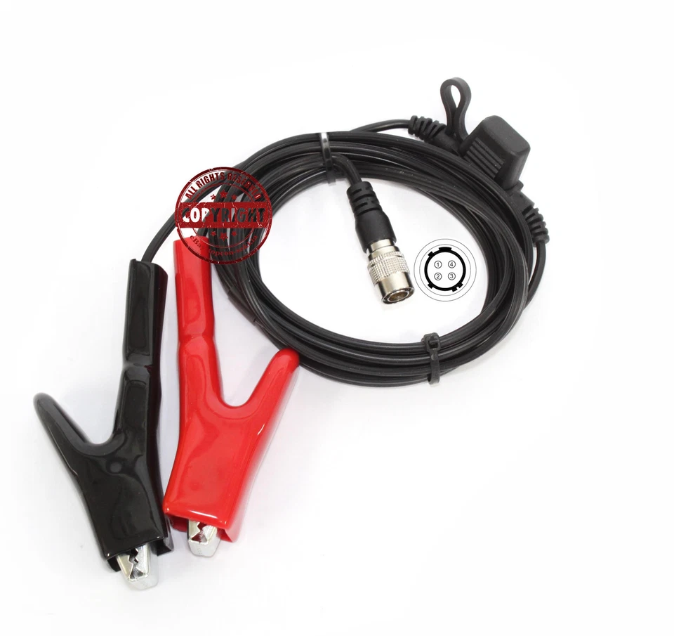 TPI TRIMBLE 12V POWER CABLE FOR 5600 ROBOTIC TOTAL STATION,GEODIMETER,ROBOT,FOCUS