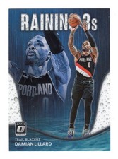 Damian Lillard 2022-23 Donruss Optic #14 Raining 3s Portland Trail Blazers