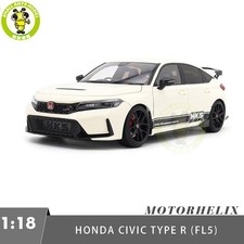 1/18 MOTORHELIX Honda Civic TYPE R (FL5) HKS Livery White Diecast Model Car