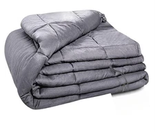 Quility Weighted Blanket for Adults (20 LB 60 x 80, Full Size) Gray