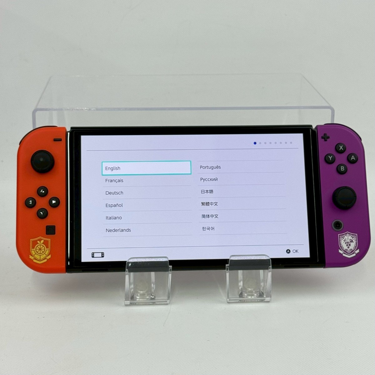 Nintendo Switch OLED Model Console Pokémon Scarlet & Violet