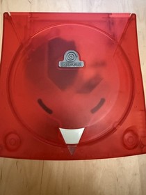 SEGA Dreamcast Console Replacement Case Shell Housing - RED WITH EXTRA MODS