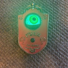 Gemmy Halloween Animated Eyeball Doorbell Spo...
