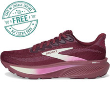 Year-End Sale Women's Brooks Ghost 17 Running Shoe Burgundy/Pink/Green Authentic