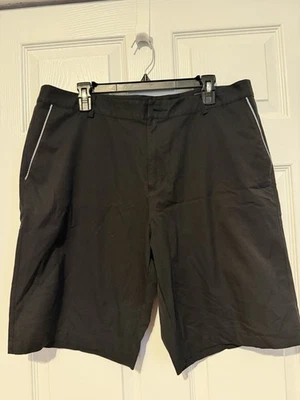 adidas Climalite Black Athletic Shorts Men’s Pockets Logo - Image 1 of 4