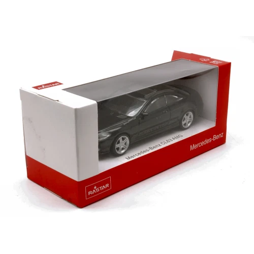 MERCEDES CL63 AMG BLACK 1:43 Rastar Auto Stradali Modellino Nuovo - Immagine 3 di 3