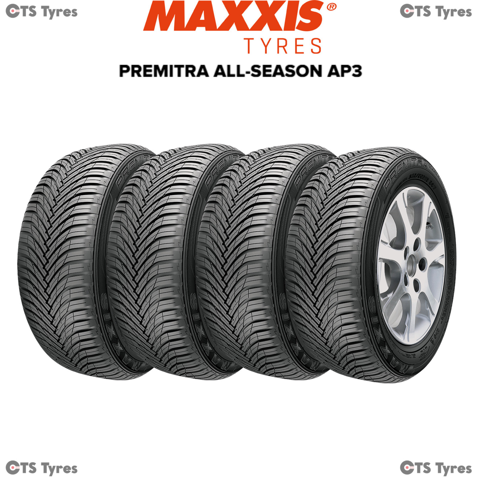 4 X 215/50R17 Maxxis Premitra AP3 All Season Tyres 95W XL - FOUR TYRES 205 50 17