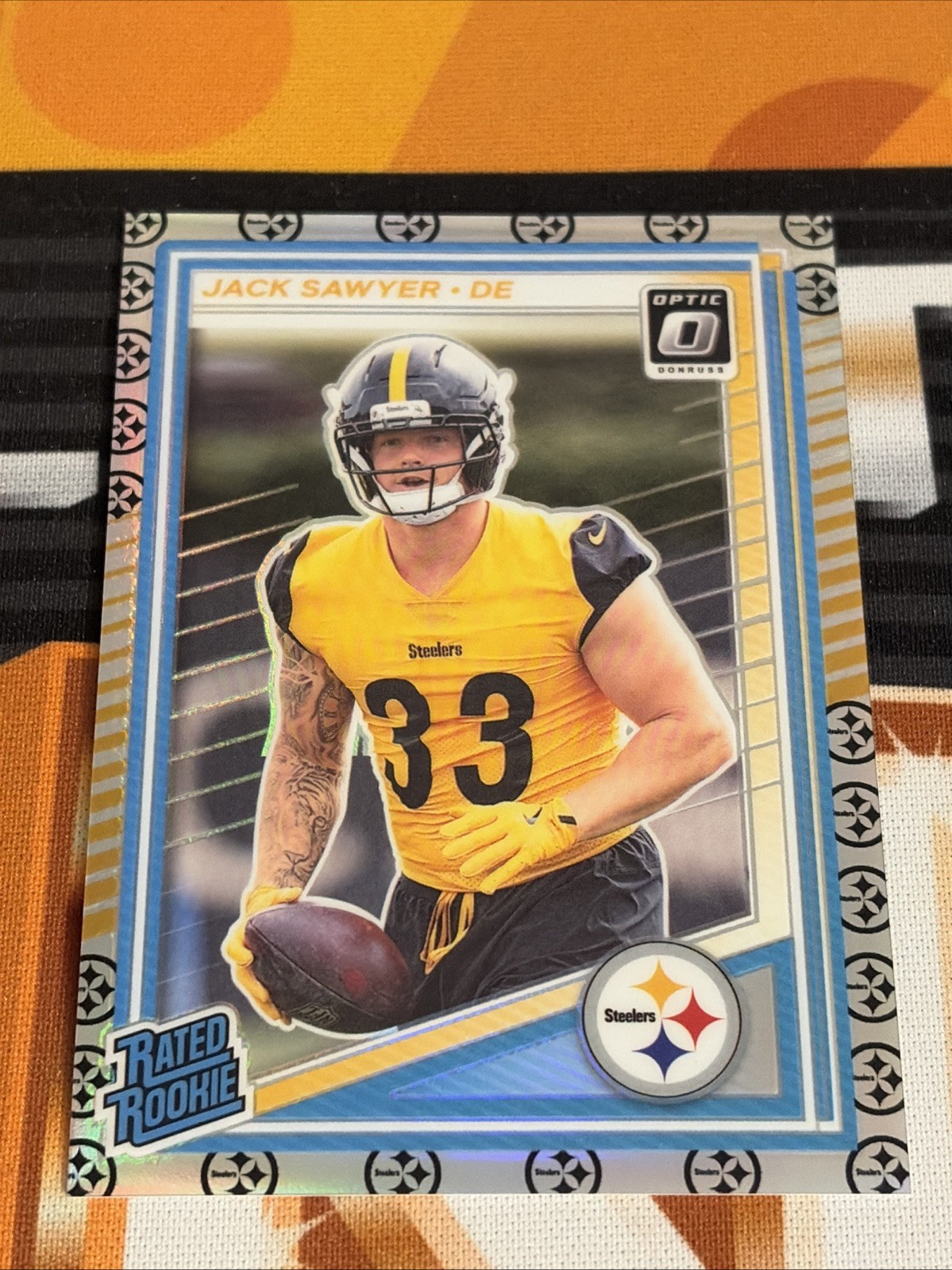 2025 Panini Donruss Optic - Rated Rookie Jack Sawyer #220 Team Logo Prizm /32