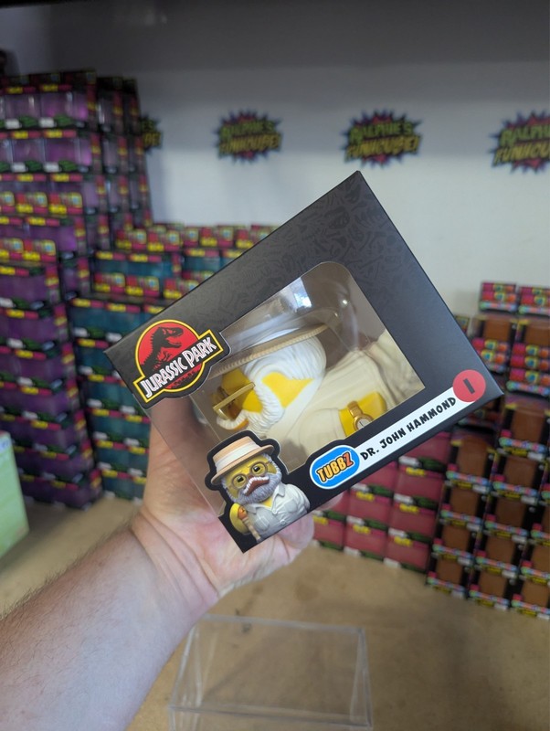 Dr. John Hammond Official Jurassic Park Rubber Duck by TUBBZ Boxed Edition