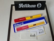 Pelikan Junior P60 "A" żółto-czerwony pióro 1998 pióro szkolne