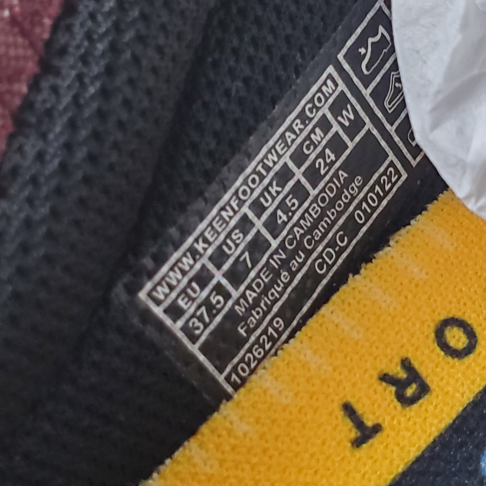 Scarpe da donna Keen Howser taglia 7 Andorra marrone tela comode punta tonda slip on