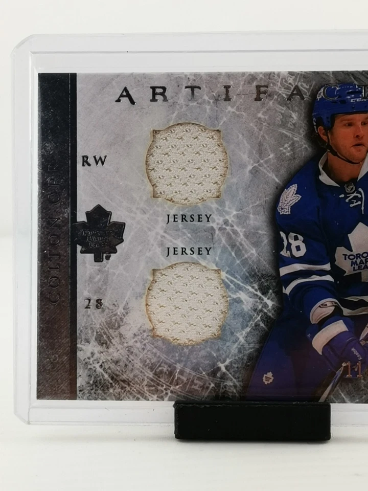 2012-13 Upper Deck Artifacts Dual Jersey/Patch /36 Colton Orr #12 Relic TML - Image 3 of 4
