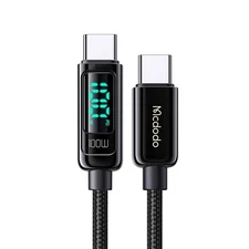 mcdodo 100W USB-C to USB-C Fast Charging Cable 4ft, Type-C Charger Cord with ...