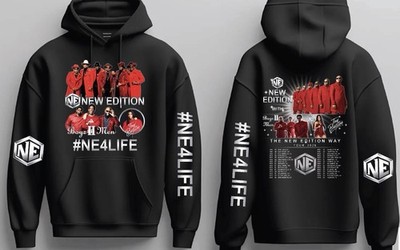 New Edition  The New Edition Way  Tour 2026 collection T Shirt, Hoodie Etc