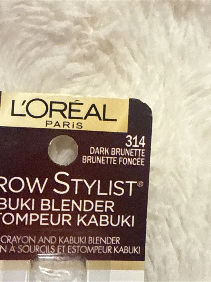 Loreal Brow Stylist Kabuki Blender Brow Crayon 314 Dark Brunette L'Oreal Stick - Image 3 of 4