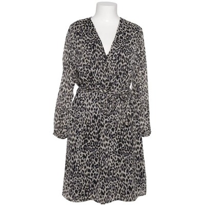 ONLY, Kleid, Größe: M, Grau/Schwarz, Polyester, Leopard, Damen #vRd