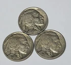 FULL DATE Buffalo Nickels 1913-1938