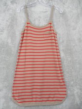 Banana Republic Dress Small Striped Tank Sweater Knit Pocket Preppy Casual Tan