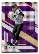 2017 Panini Unparalleled WIL LUTZ #163 Small Hyperplaid Rookie /99