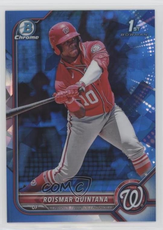 2022 Bowman Sapphire Edition Chrome Prospects Roismar Quintana #BCP-83 12g7