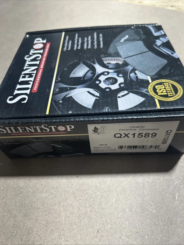 Juego de pastillas de freno de disco-SilentStop Silent Stop QX1589 sellado nuevo stock antiguo envío gratuito Foto 4 de 4